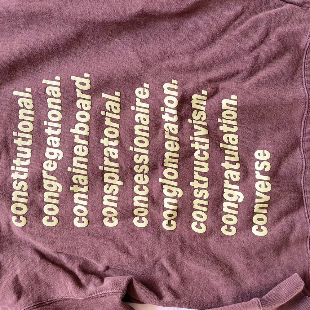 converse Brown A$AP Nast Edition 'JP' Sweatshirt